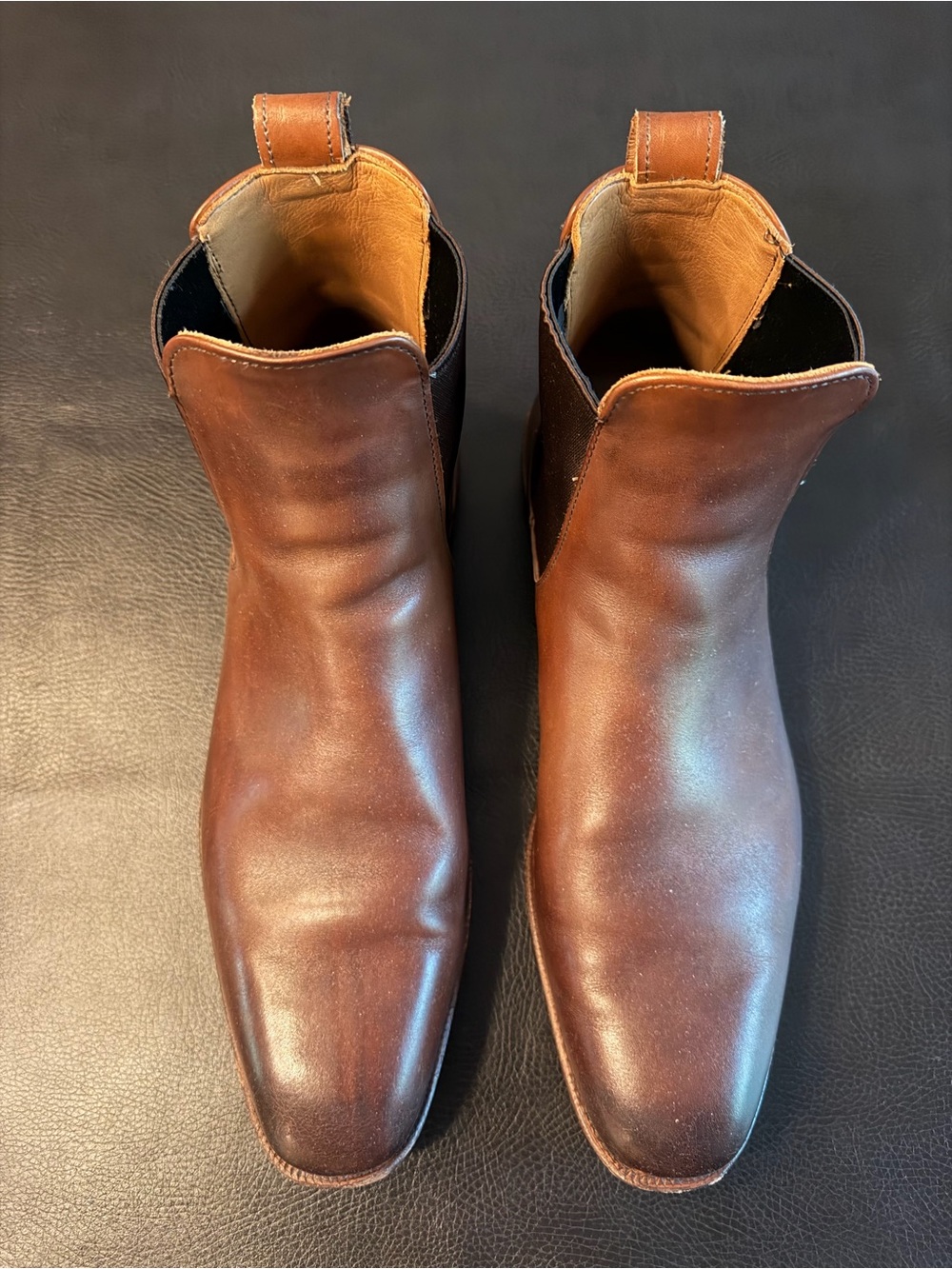 Allen Edmonds Men's Brown Leather Chelsea Boots